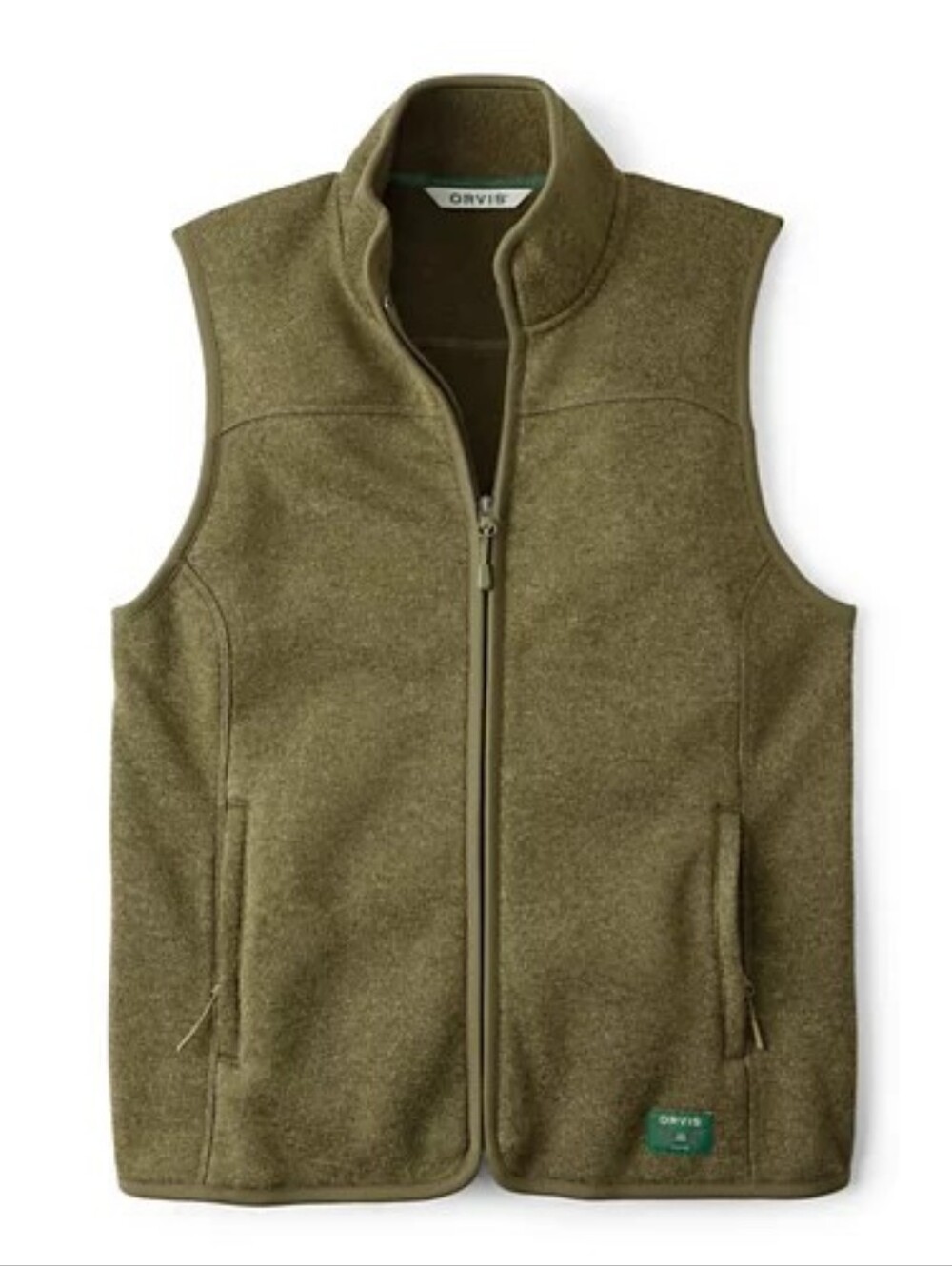 Orvis R65 Sweater Fleece Vest- Tarragon - Picture 8 of 10